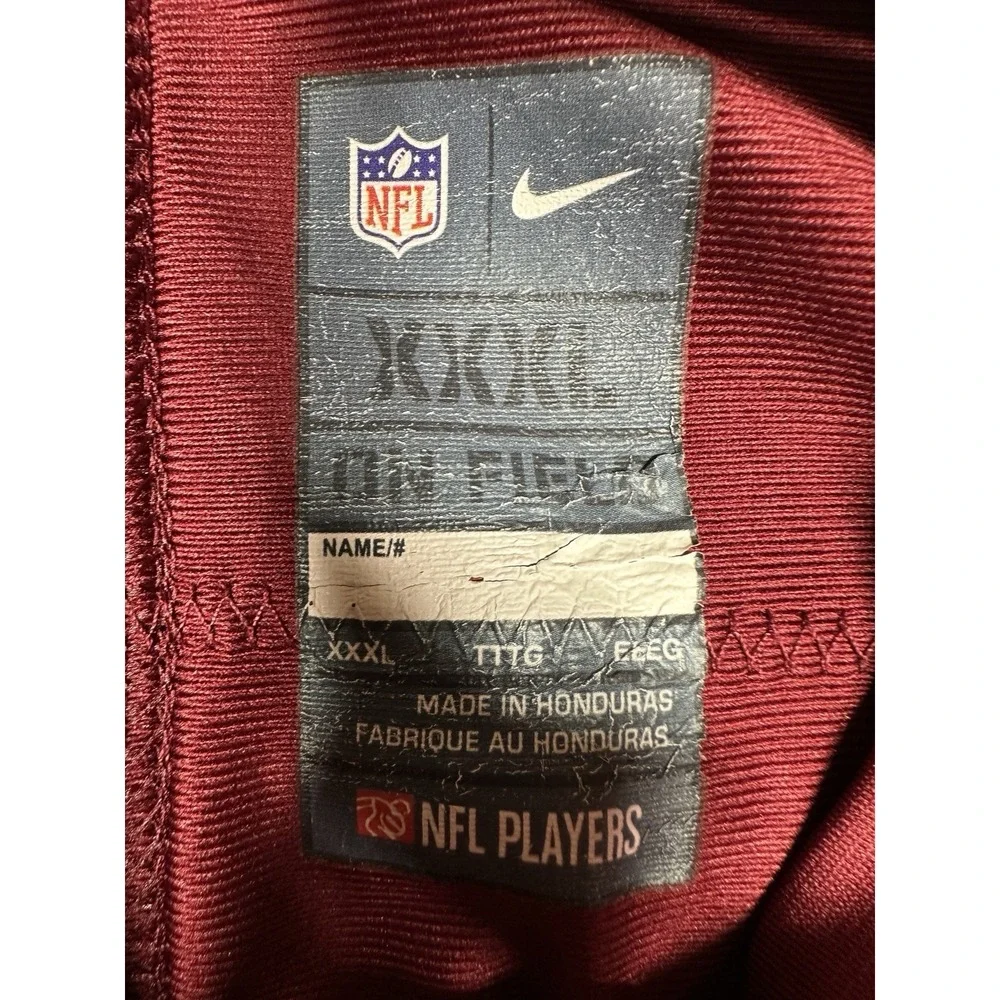Nike Joe Theismann Washington Redskins Jersey Mens 3XL On Field Stitched #7
